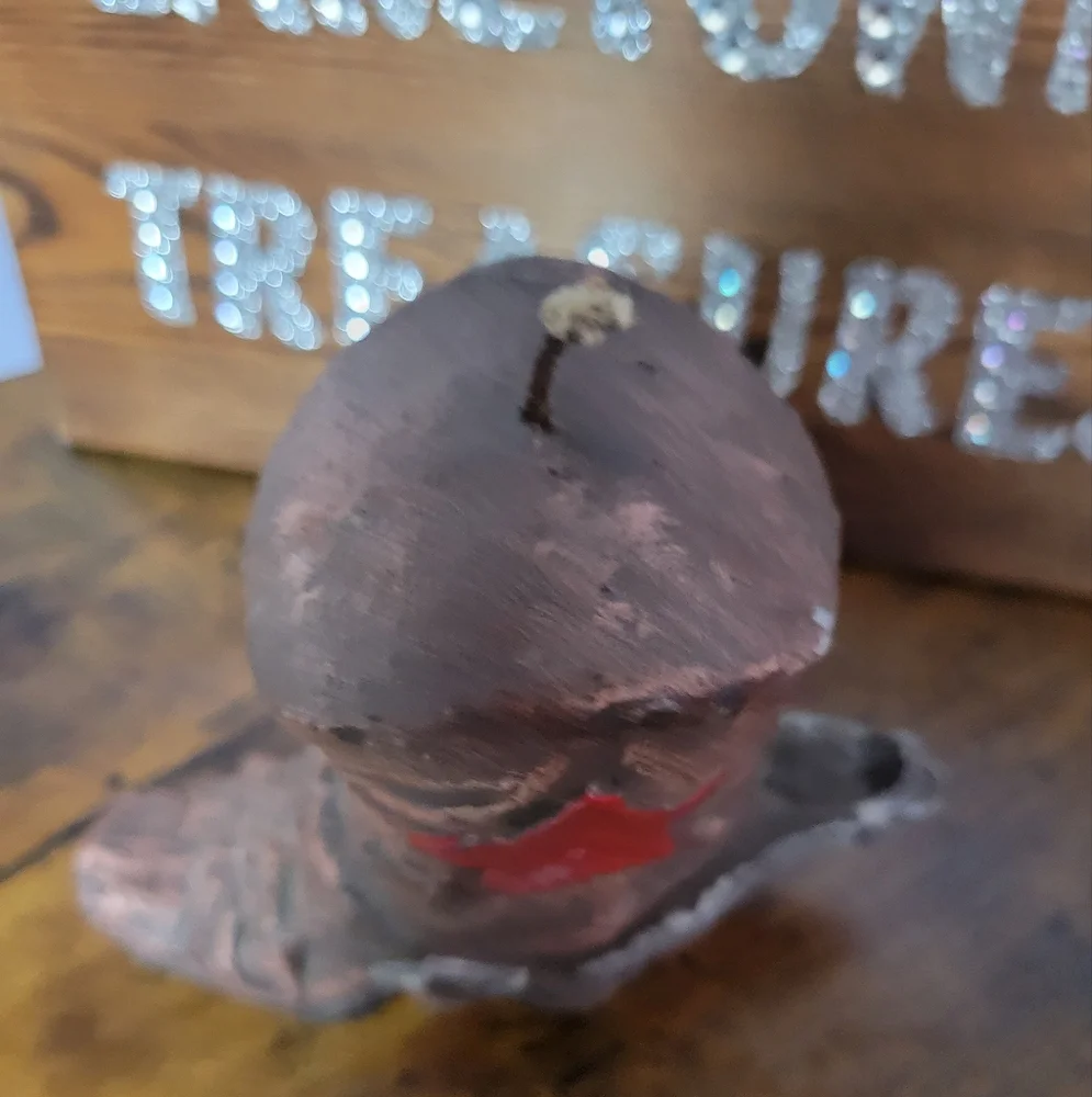 Vintage Rustic Cowboy Boot candle with Red Star super cute - Picture 2 of 12